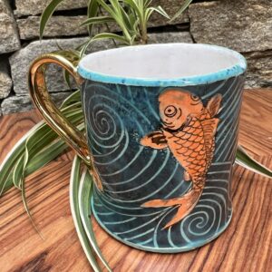 80 - Becher Goldfisch 1