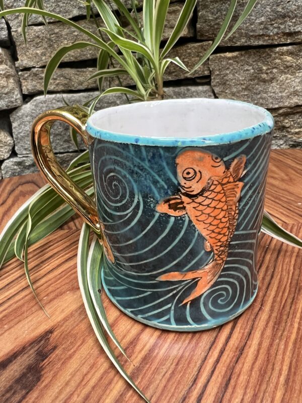 80 - Becher Goldfisch 1