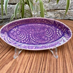 112 - Teller Wirbel Violett