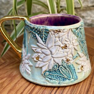 92 - Tasse Seerose mit Frosch
