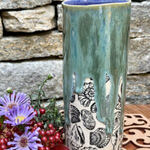 141 - Vase Muscheln