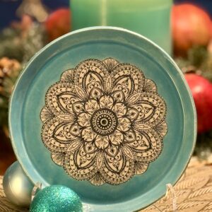 166 - Teller gross, Türkis