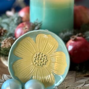 168 - Schüssel Gelb & Türkis