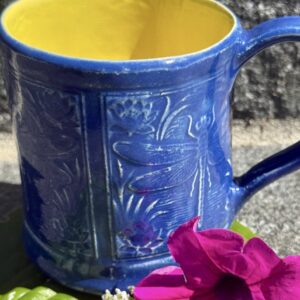 176 - Becher Libelle blau