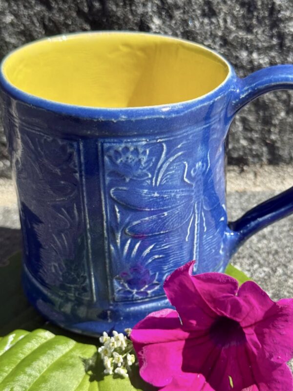 176 - Becher Libelle blau