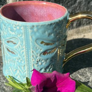 180 - Becher Libelle türkis