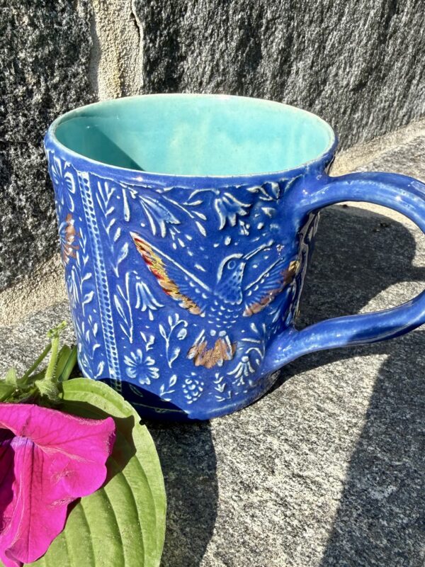 182 - Becher Kolibri blau